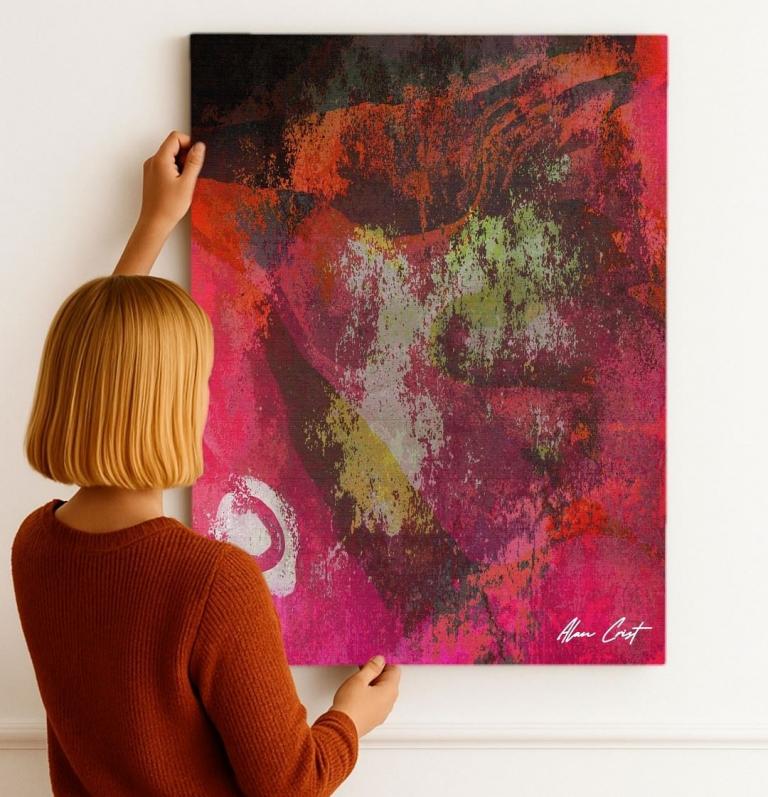 Alan Crist Abstract Art - Art that brings emotional quiet to the room