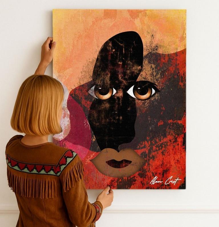 Alan Crist Abstract Art - Art that invites stillness and gentle focus