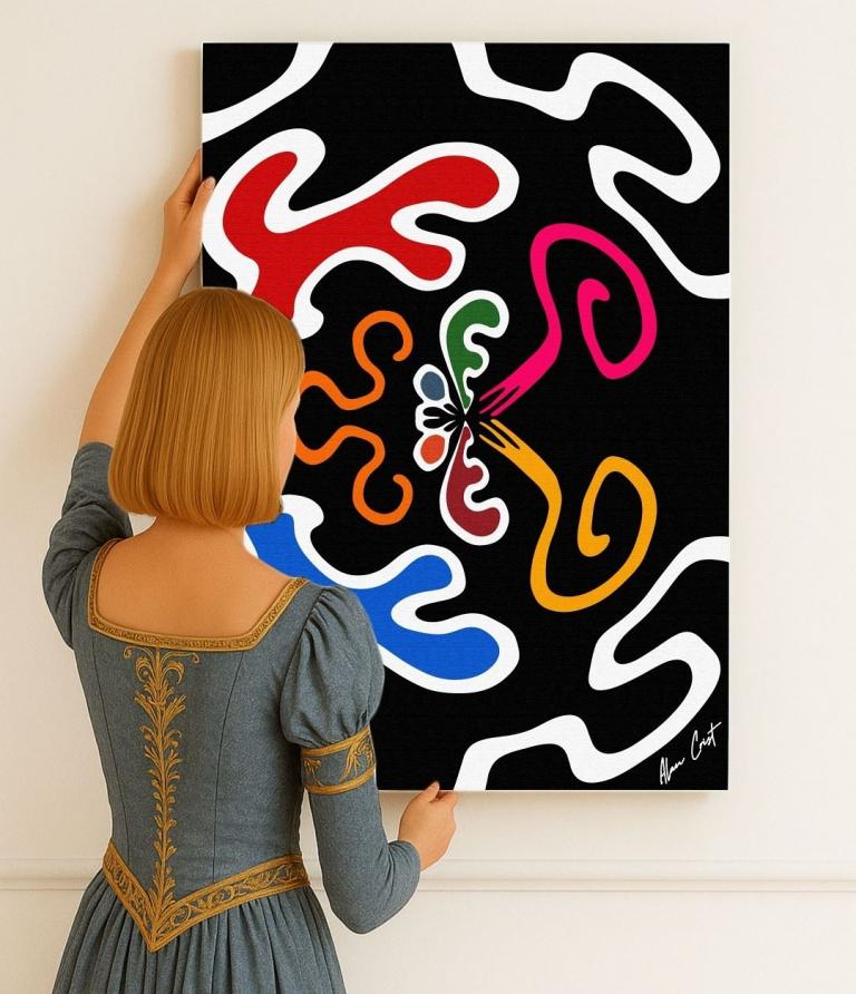 Alan Crist Abstract Art - Art that promotes calm and gentle living