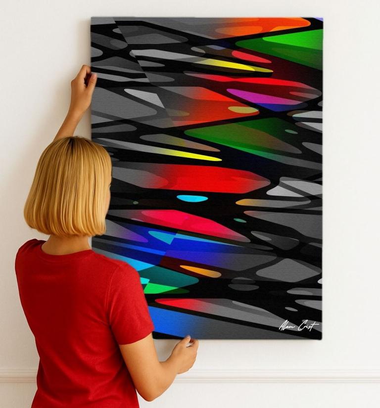 Alan Crist Abstract Art - Affordable digital paintings for well-being