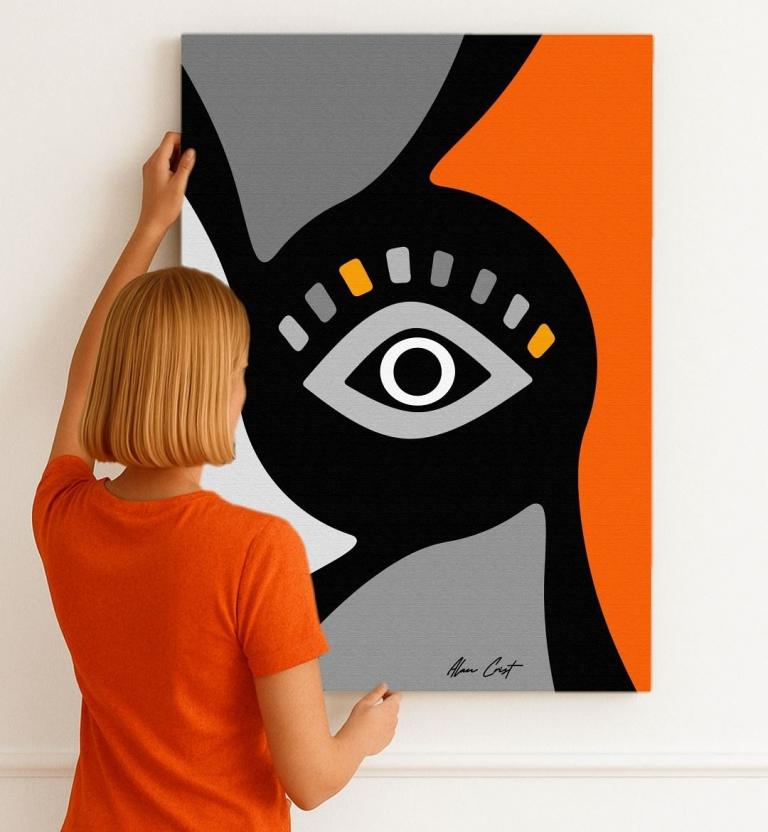 High-quality digital abstract artworks by Alan Crist for modern interiors