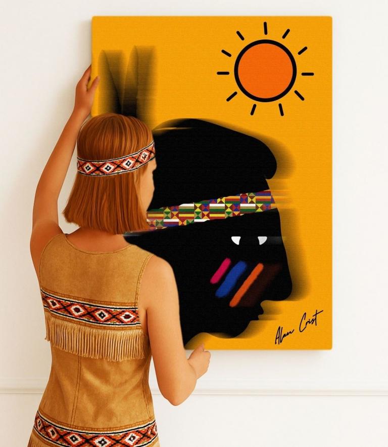 Alan Crist Abstract Art - Digital wall art that supports relaxation