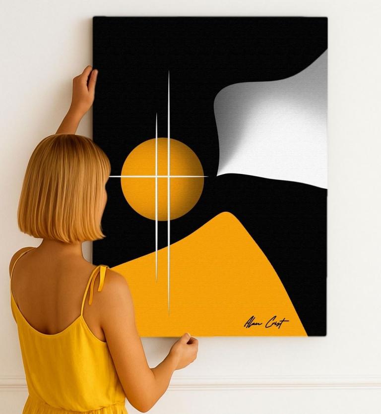 Alan Crist Abstract Art - Affordable art that brings quiet happiness