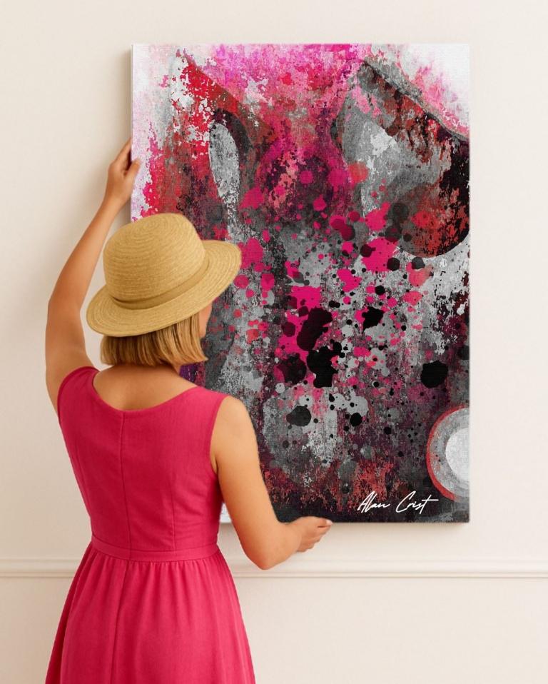 High-quality digital abstract artworks by Alan Crist for modern interiors