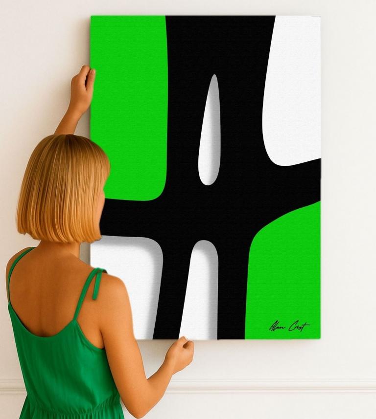 Alan Crist Abstract Art - Art that helps emotional release and calmness