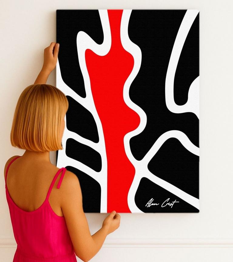 Alan Crist Abstract Art - Digital art that adds balance to interiors