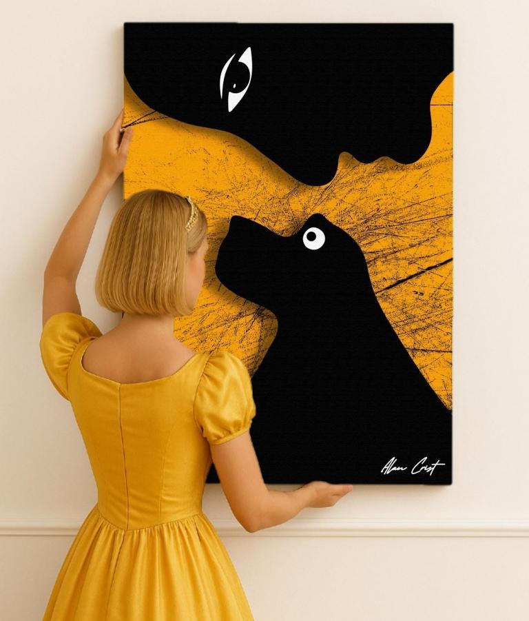 Alan Crist Abstract Art - Beautiful digital prints for happiness