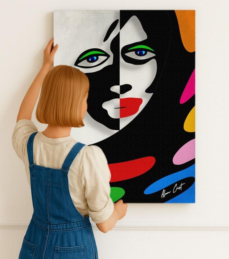 Alan Crist Abstract Art - Printable artwork for healing and happiness