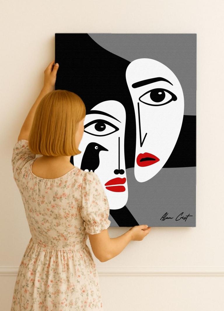 Alan Crist Abstract Art - Beautiful décor for calm and healing