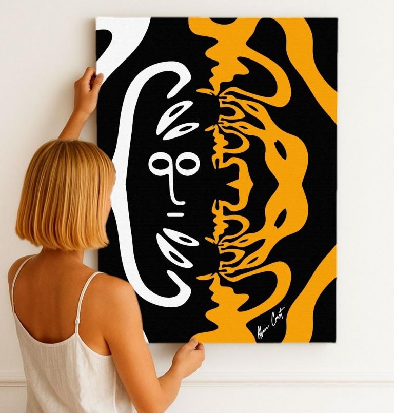 Alan Crist Abstract Art - Wall décor that reduces stress naturally