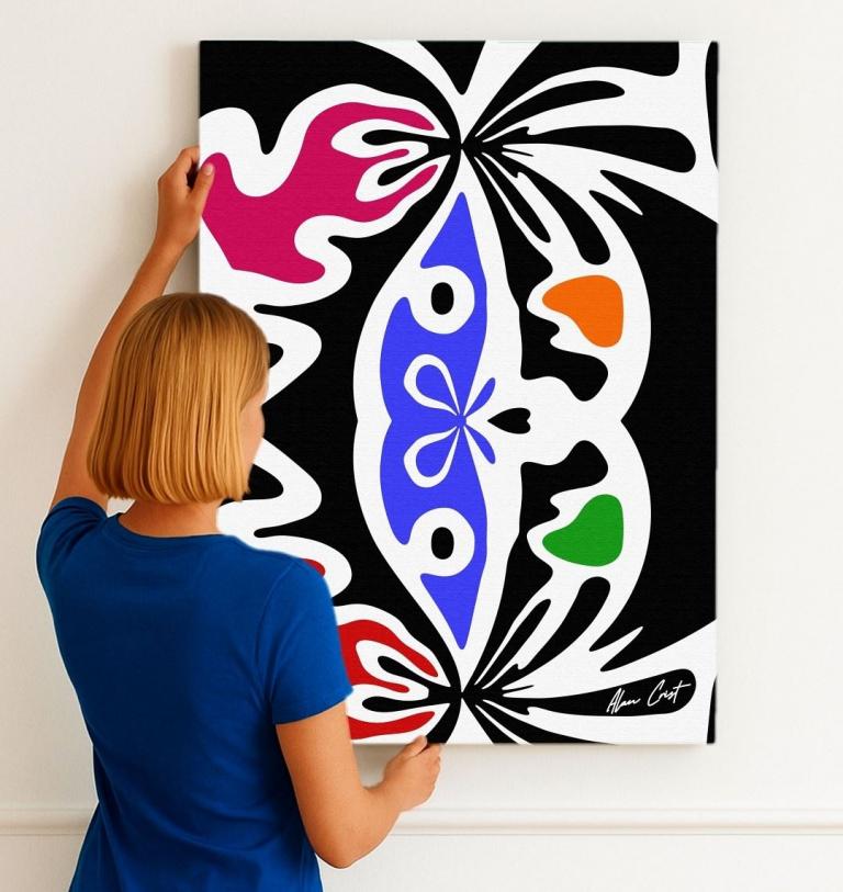 Alan Crist Abstract Art - Digital art for emotional restoration