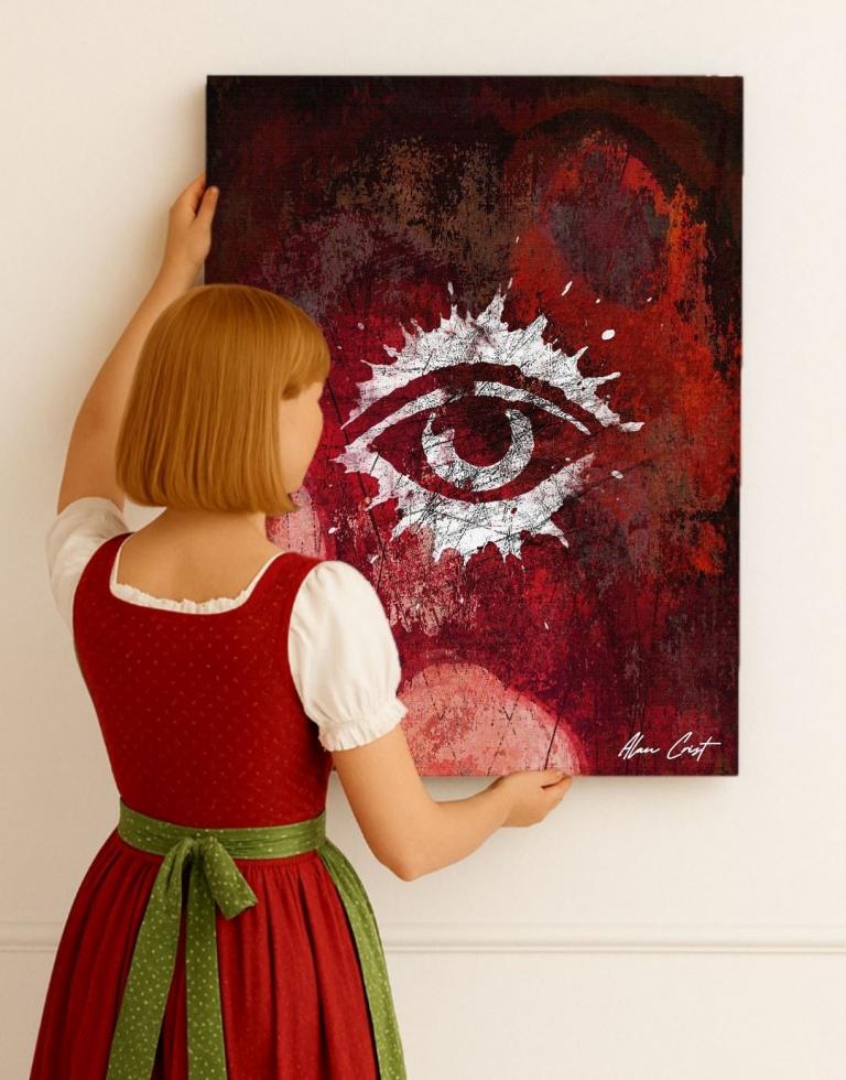 High-quality digital abstract artworks by Alan Crist for modern interiors