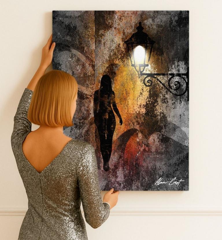 Alan Crist Abstract Art - Digital artwork that encourages serenity