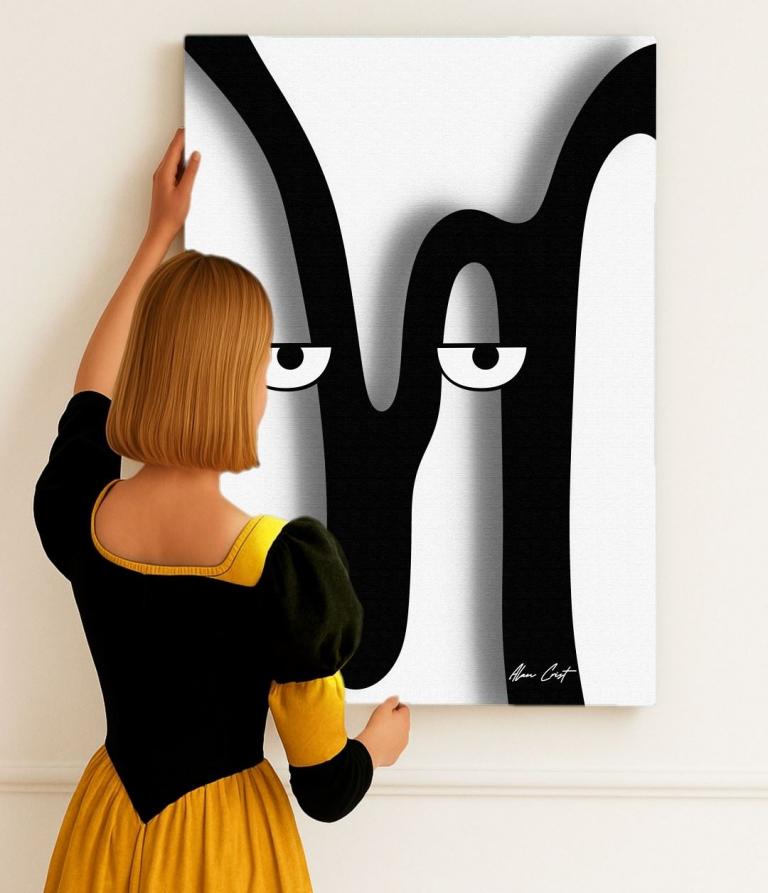 Alan Crist Abstract Art - Affordable décor that balances body and mind