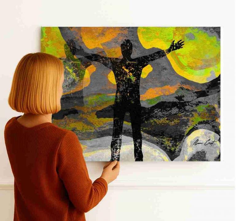 Alan Crist Abstract Art - Art that awakens positive emotion