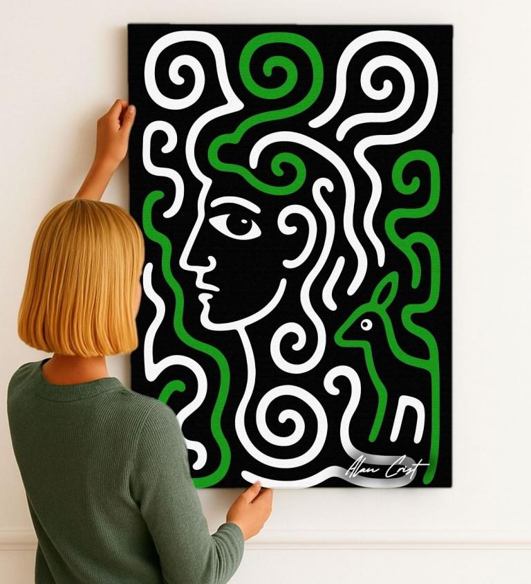 Alan Crist Abstract Art - Art that relaxes both eyes and mind