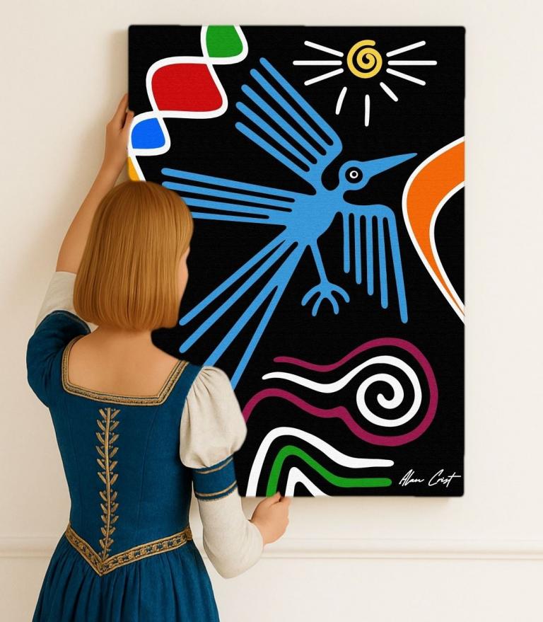 Alan Crist Abstract Art - Wall art that creates inner relaxation