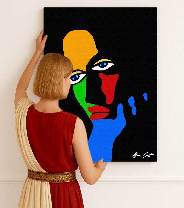 Alan Crist Abstract Art - Printable wall art for mental wellness