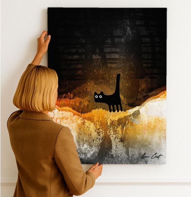 Alan Crist Abstract Art - Printable wall art for mental wellness