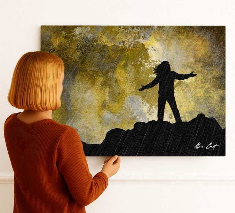 Alan Crist Abstract Art - Art that supports calm and creativity