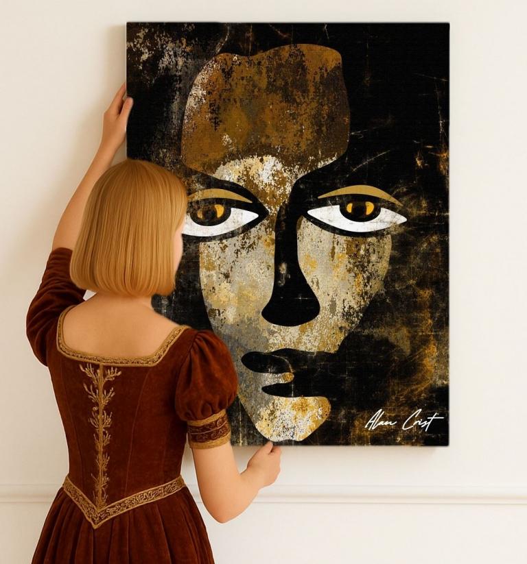 Alan Crist Abstract Art - Modern artwork for mindful living