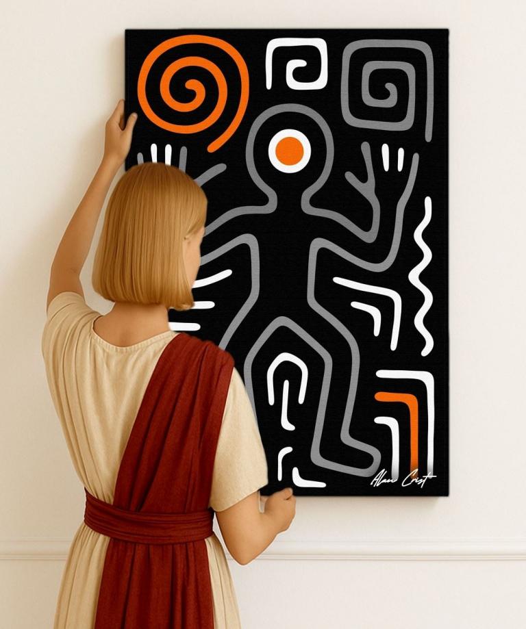 Alan Crist Abstract Art - Printable art for natural mental healing