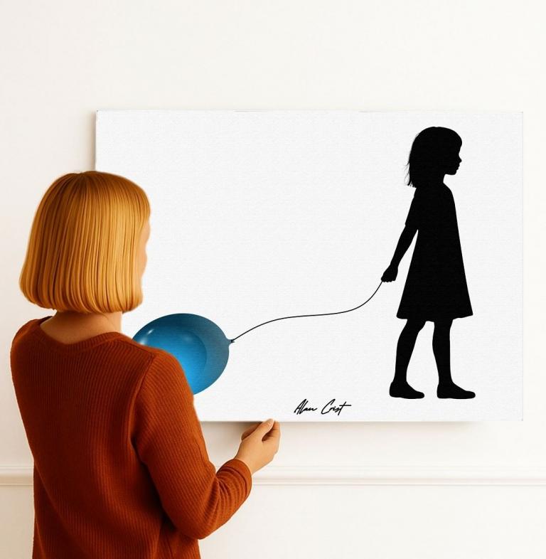 Alan Crist Abstract Art - Wall art that creates mindful harmony