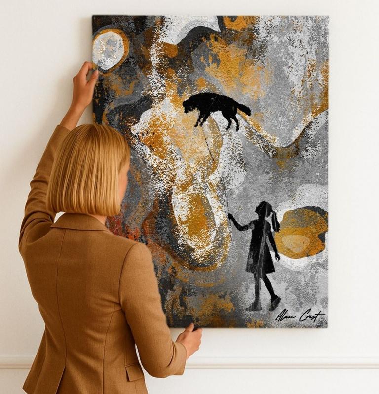 Alan Crist Abstract Art - Affordable wall décor for relaxation corners