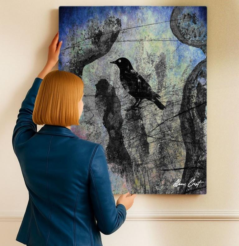 Alan Crist Abstract Art - Affordable art for beautiful calm spaces