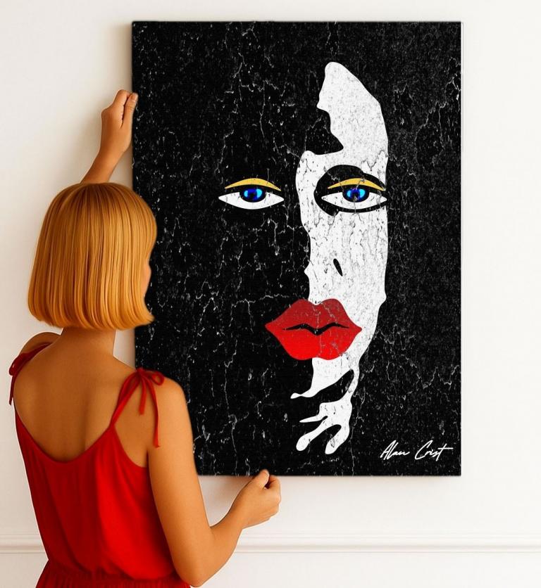 Alan Crist Abstract Art - Printable décor that encourages mental rest