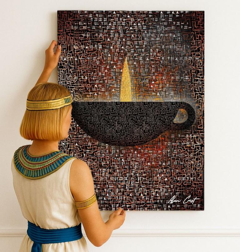 Alan Crist Abstract Art - Affordable wall décor for soft visual healing