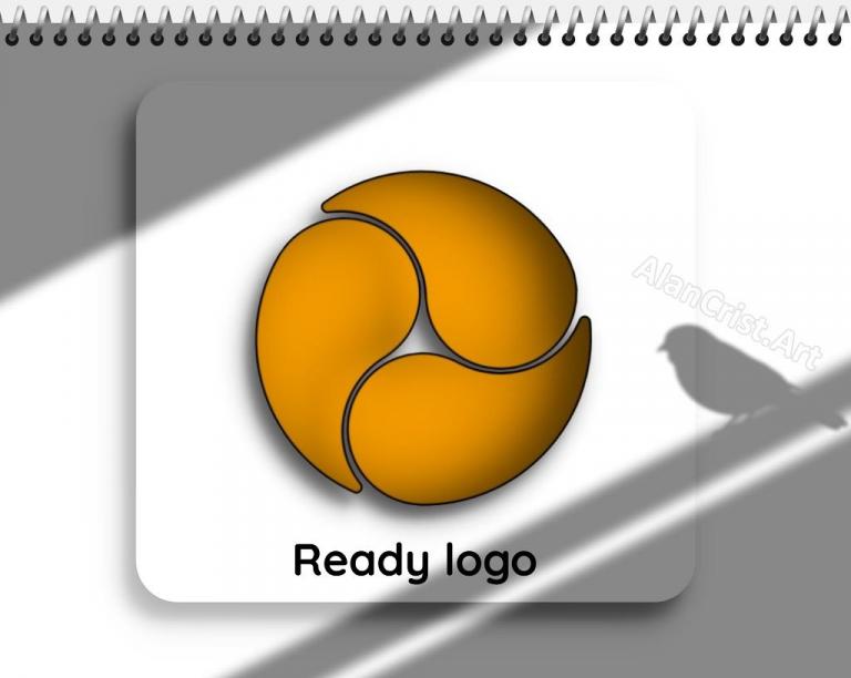 Alan Crist Original logo art for premium product branding 