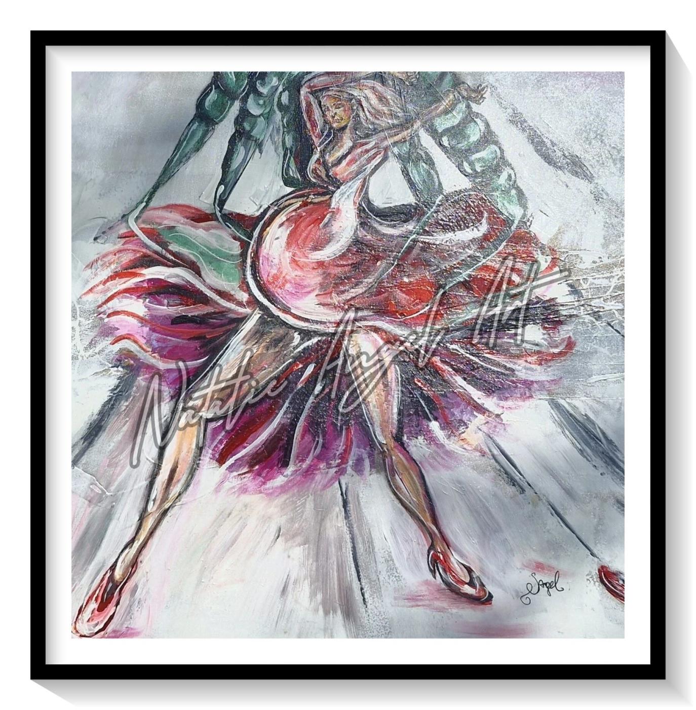 Natalie Angel is influenced by modern abstraction and contemporary expressionism.