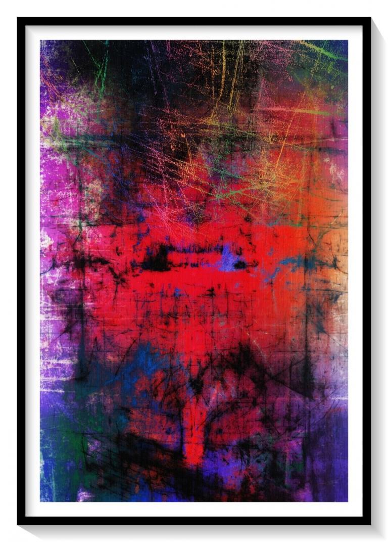 Alan Crist Abstract Art – Pixel Universe