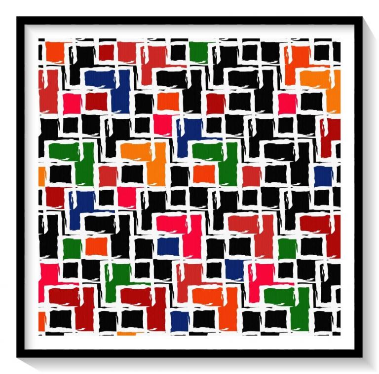 Alan Crist Abstract Art – Abstract Frequency