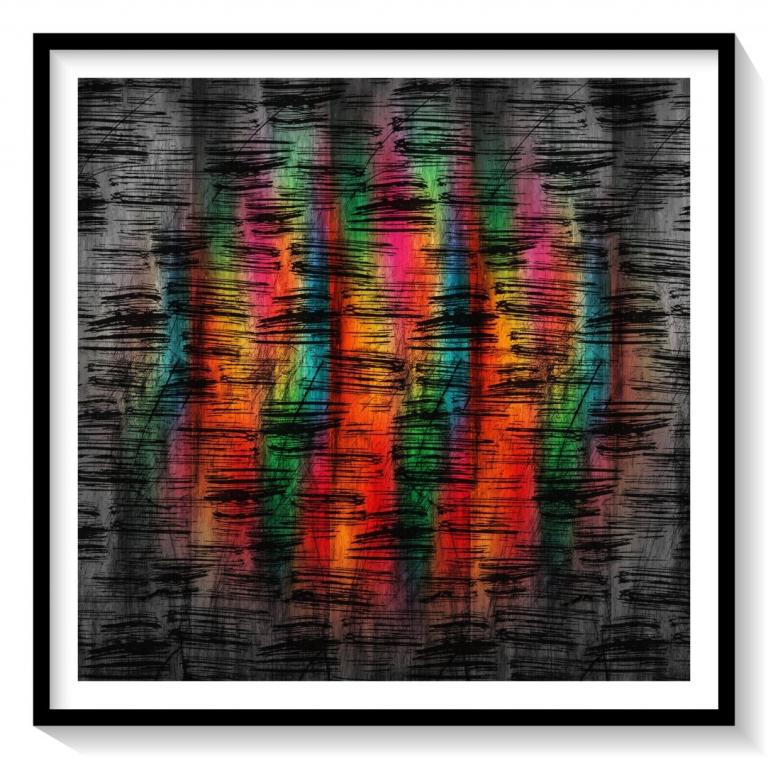 Alan Crist Abstract Art – Network Abstraction