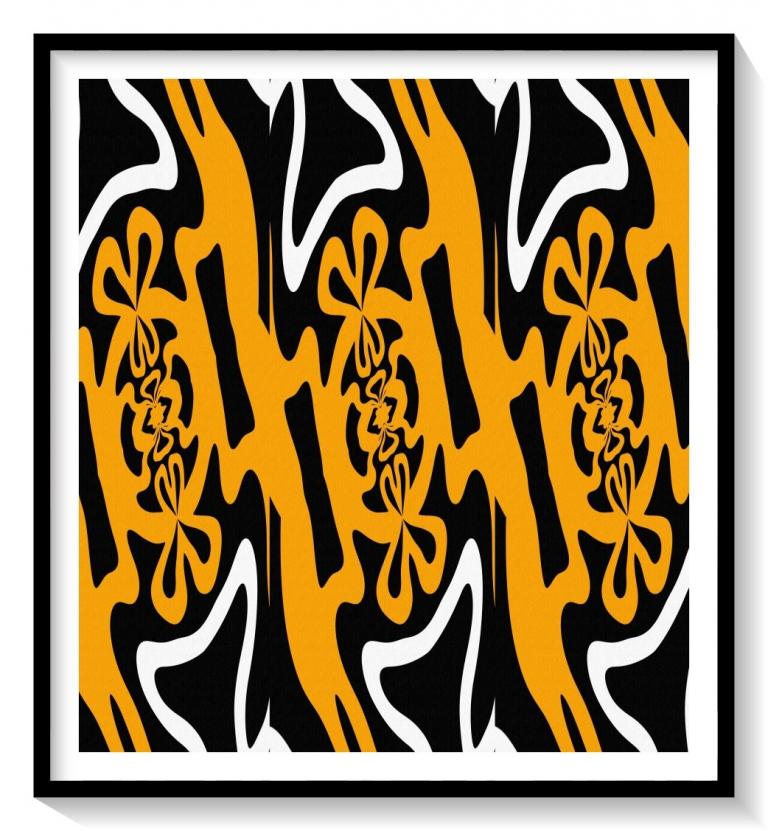 Alan Crist Abstract Art – Cyber Geometry