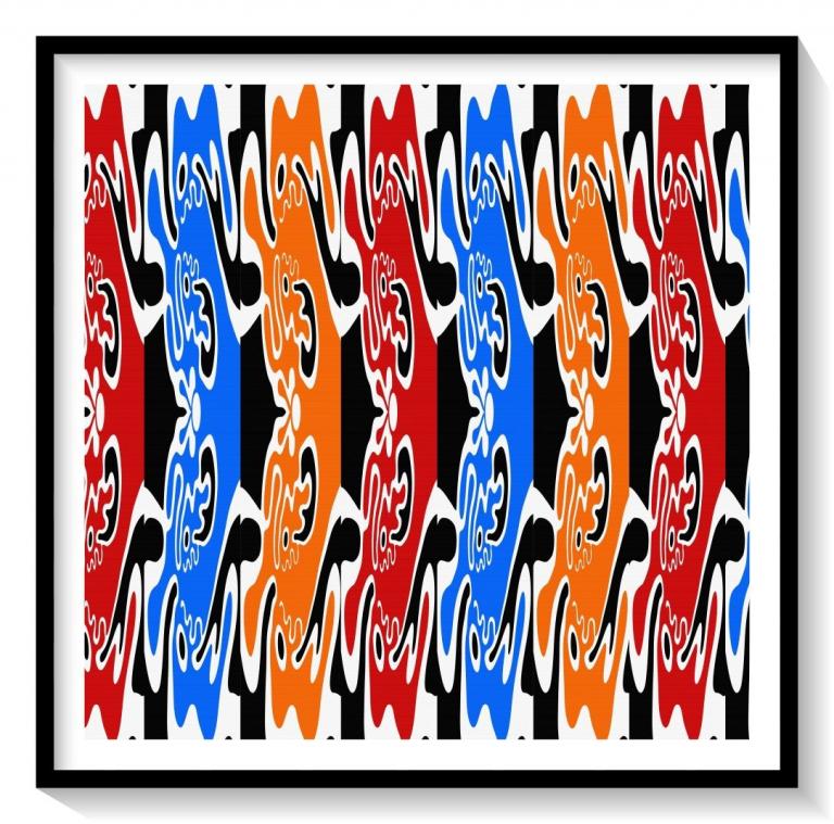 Alan Crist Abstract Art – Digital Architecture