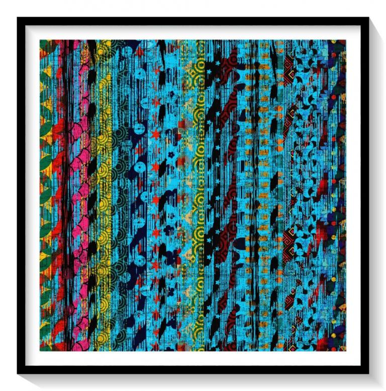 Alan Crist Abstract Art – The Virtual Core